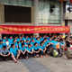Workers at the First Affiliated Hospital of Guangzhou University of Chinese Medicine on a 2013 strike for higher pay.